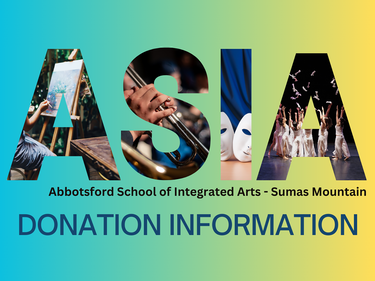 ASIA donation information with colours